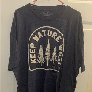 Gray 'Keep Nature Wild' T-Shirt